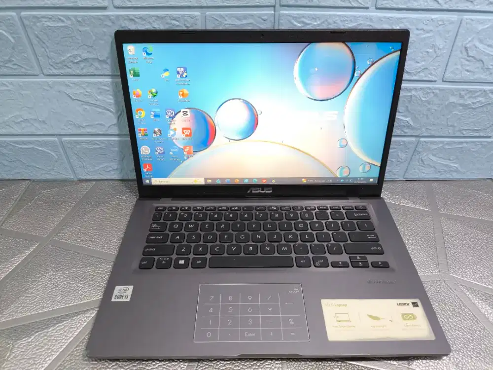 Laptop Asus vivobook ram 4gb SSD 256gb Intel core i3 gen10
