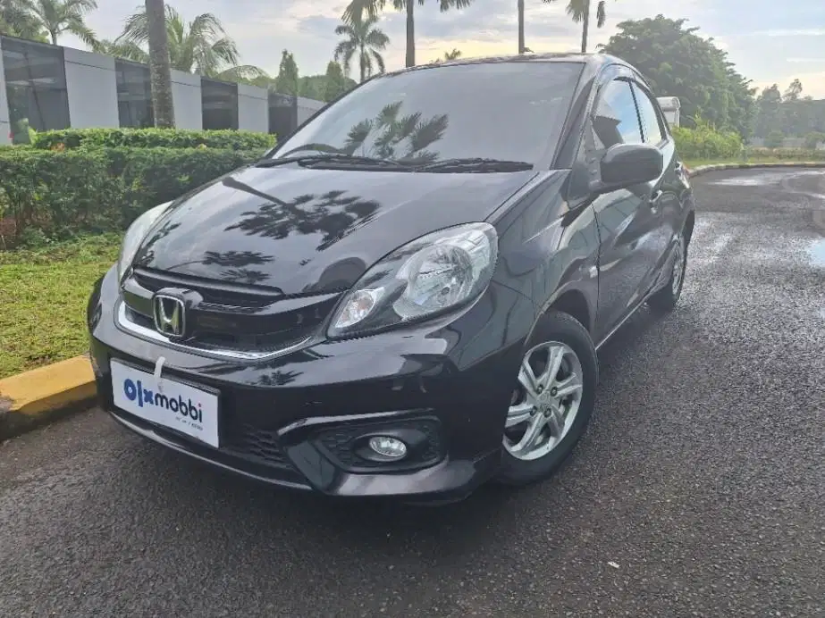 DP MURAH Honda Brio Satya 1.2 E Bensin-AT 2017 Hitam C7ZHA
