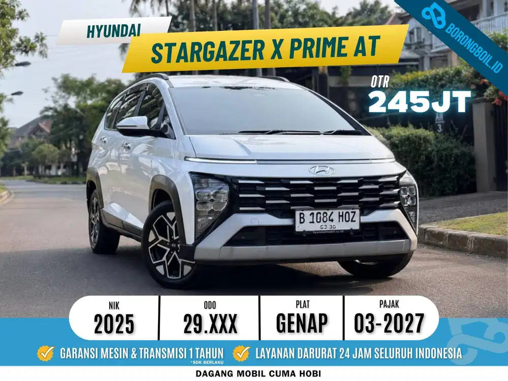 Like New !!! Hyundai Stargazer X Prime 2025 Creamy White Pearl
