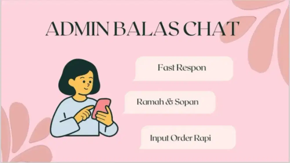 Lowongan Admin Balas Chat