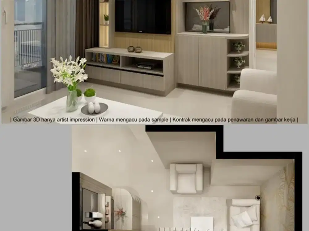 Jual Sewa Apartemen One Galaxy The Galaxy Residence Surabaya Timur 4BR Full Furnished Connecting Galaxy Mall 3