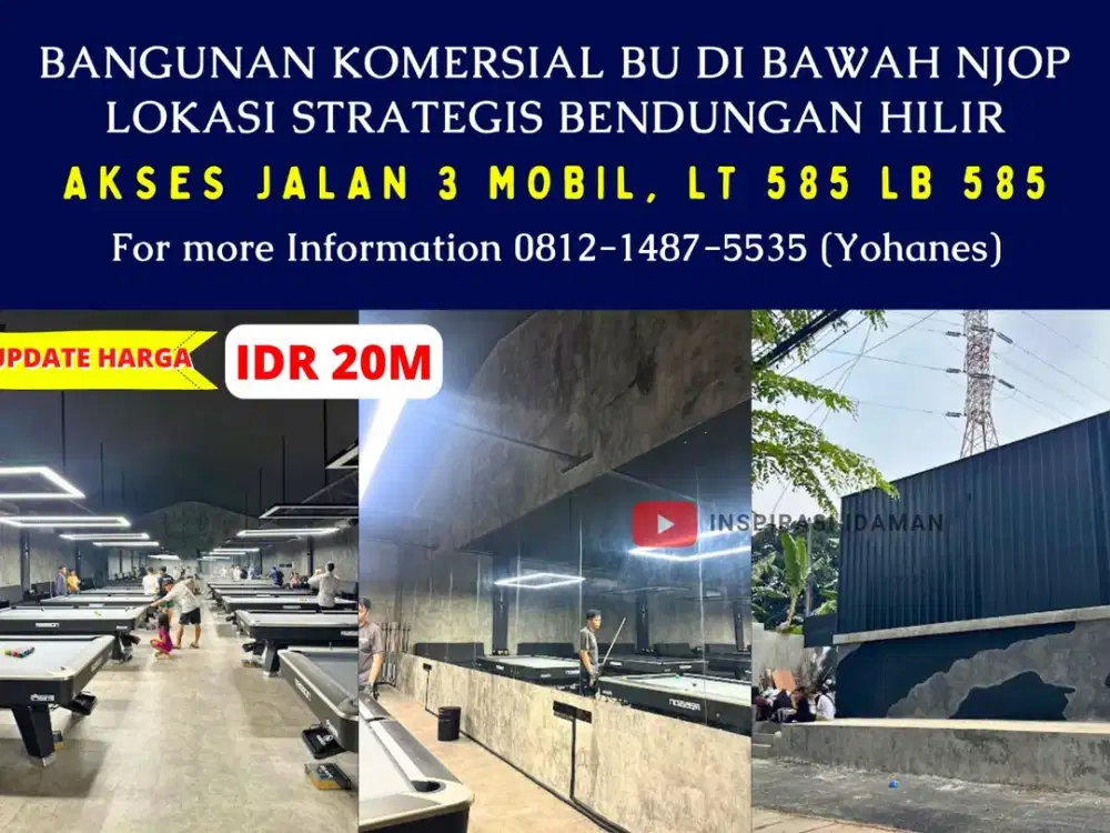 Bangunan Komersial SHM Benhil Di Bawah NJOP