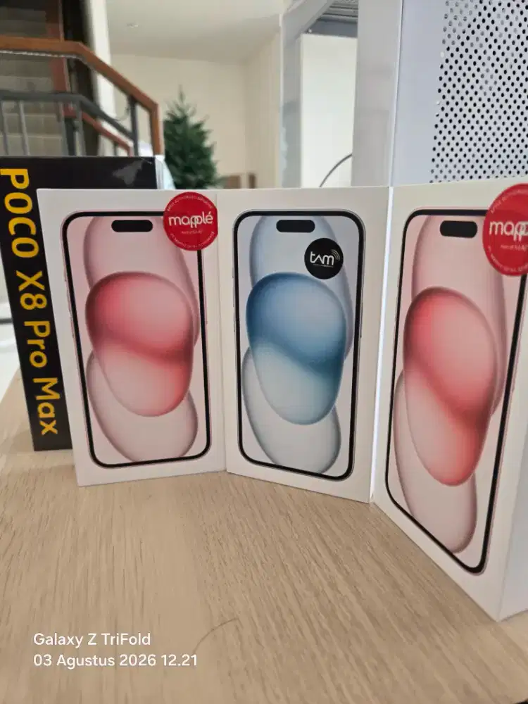 Apple Iphone 15 128gb berbagai warna NEW garansi resmi ibox digimap
