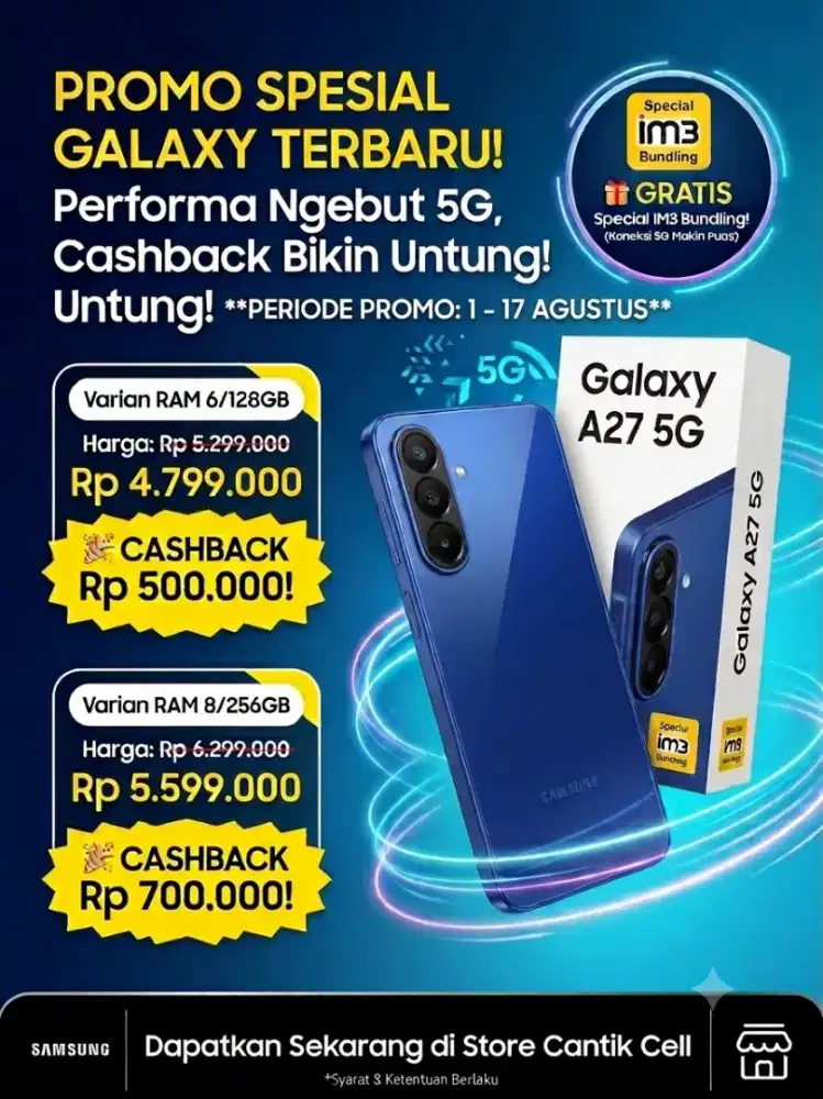 Galaxy A27 5G Promo Spesial Kemerdekaan