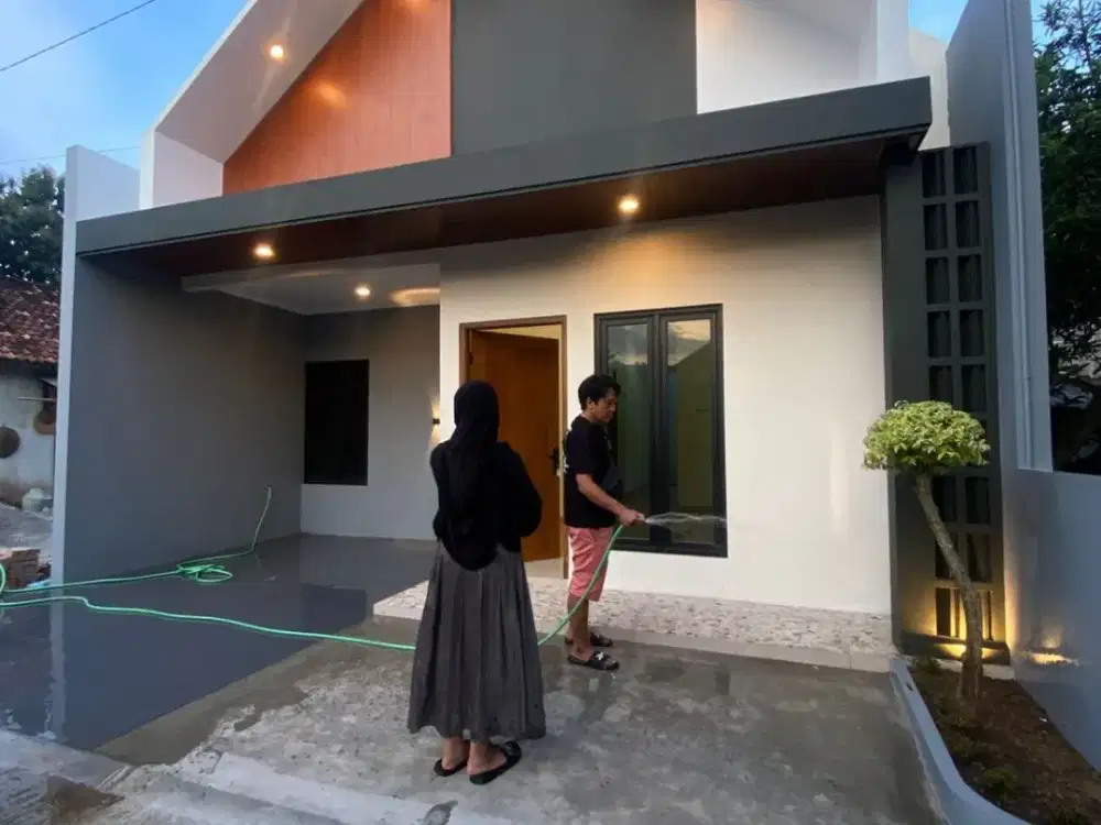 Rumah Modern 3 Kamar di Godean Sleman, SHM & PBG Harga Rp670 Juta All In