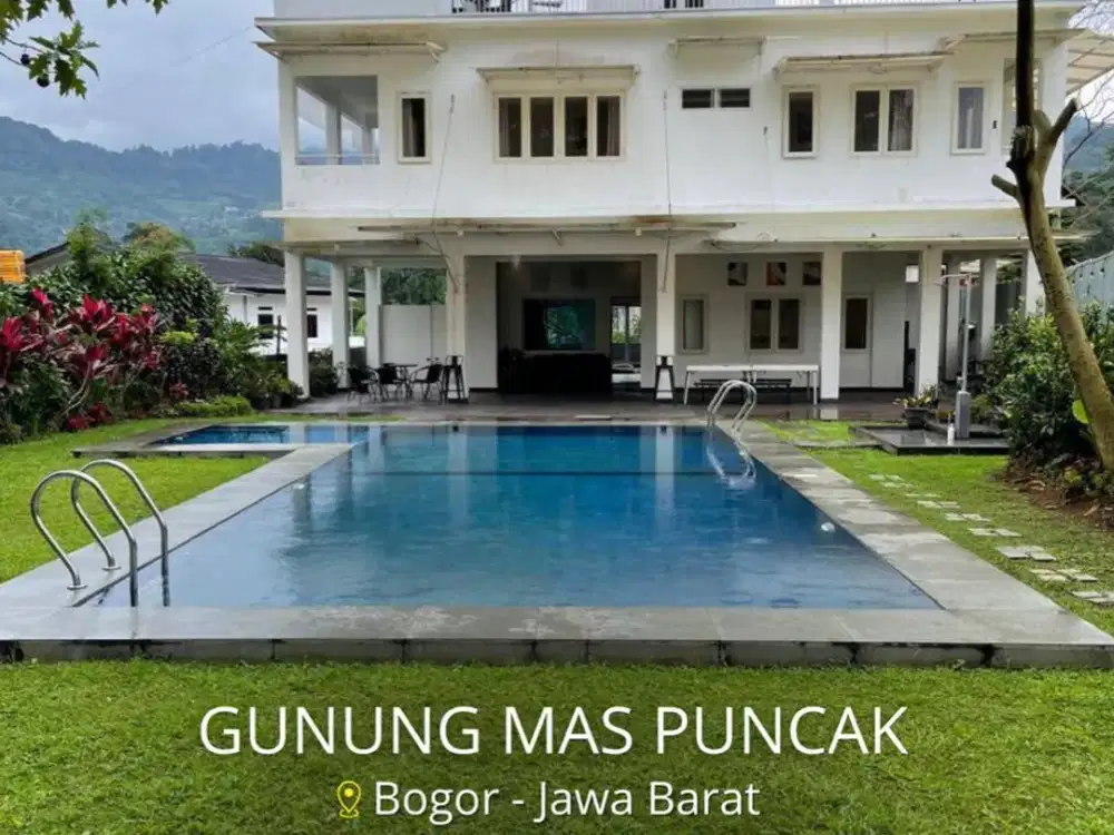 Vila Bagus di Kawasan Tugu Selatan - Kawasan WIsata Gunung Mas