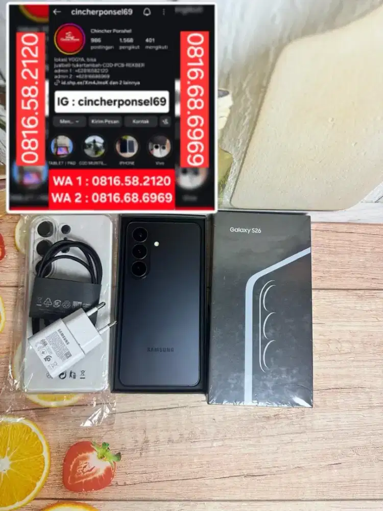 Jual hp LIKENEW S26 ram 12gb 5g istimewa sebulan pakai