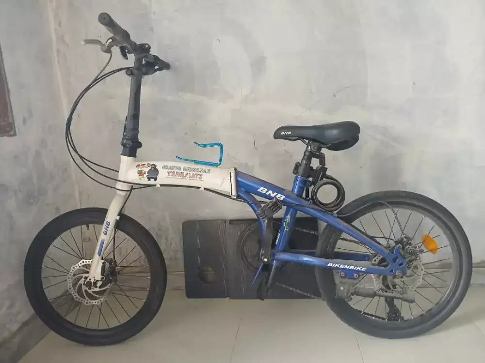 Sepeda lipat 20inch merk bnb bekas mulus