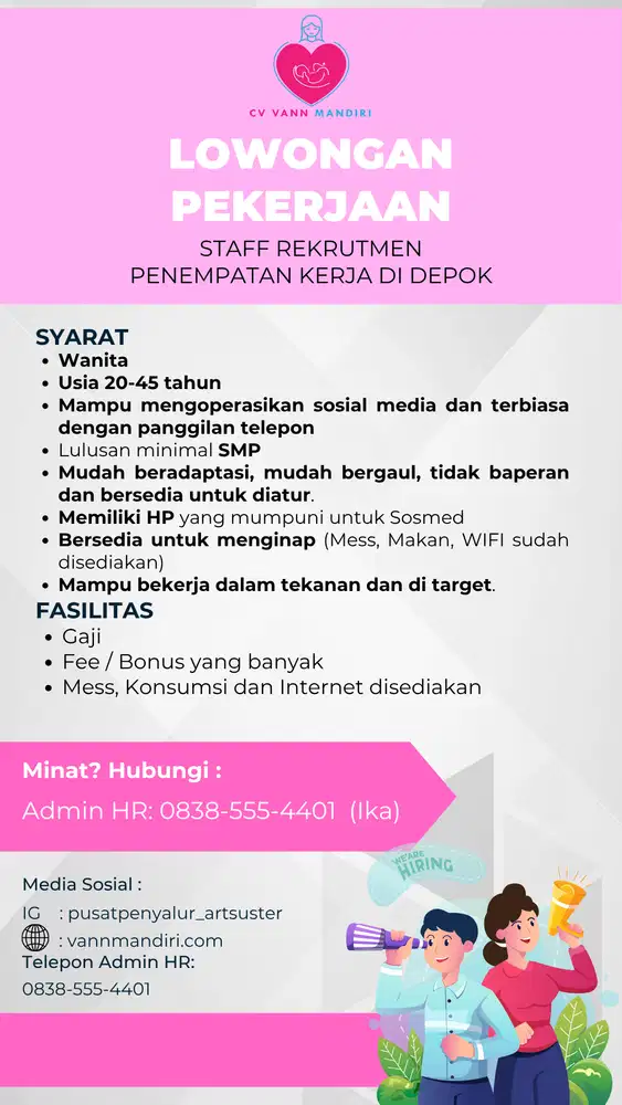 Lowongan Kerja Telesales Depok