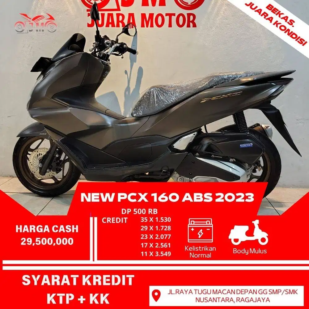 NEW PCX 160 ABS 2023 KM LOW DP 500 RB BISA LANGSUNG PROSES CREDIT
