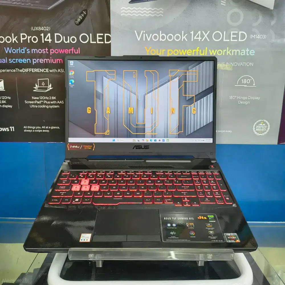 Asus TUF Gaming A15 FA506NC Ryzen 5-7535HS RTX-3050 Ram-8GB SSD-512GB