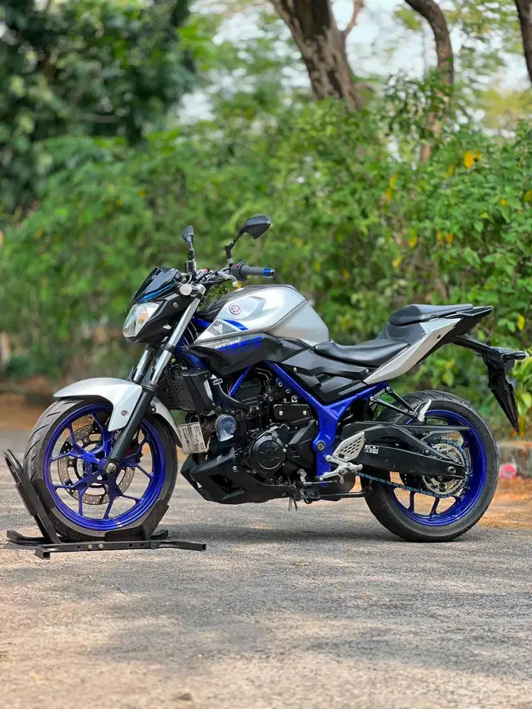 YAMAHA MT25 OLD 2015 SILVER KM RENDAH PAJAK PANJANG SIAP HARIAN