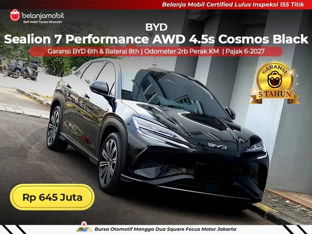 [ AWD - KM 2RB ] BYD Sealion 7 Performance 4.5s AT 2025/2026