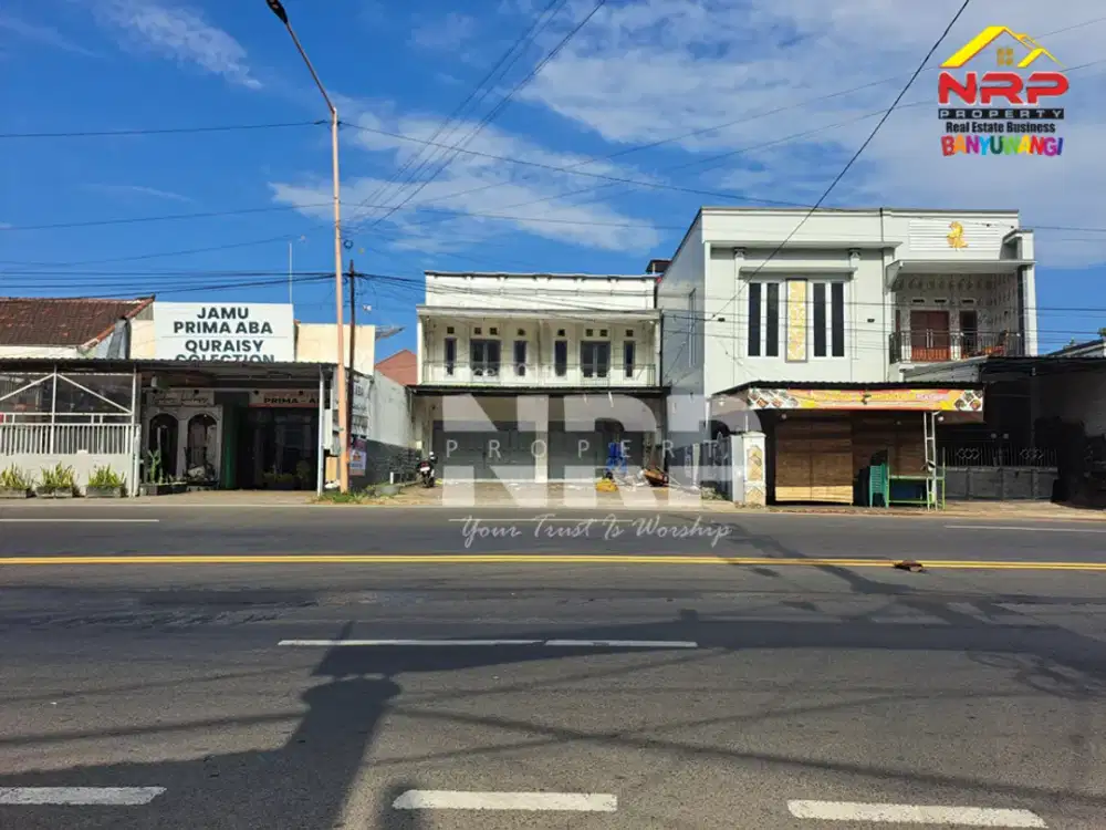 Dijual Ruko Strategis 2 Lantai Di Tepi Jl. Ketapang - Banyuwangi