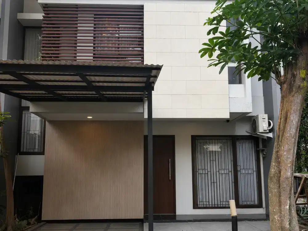 Rumah Dijual Full Furnished di The Eminent Prestigia BSD City Dekat AEON Mall, ICE BSD & Tol - Siap Huni