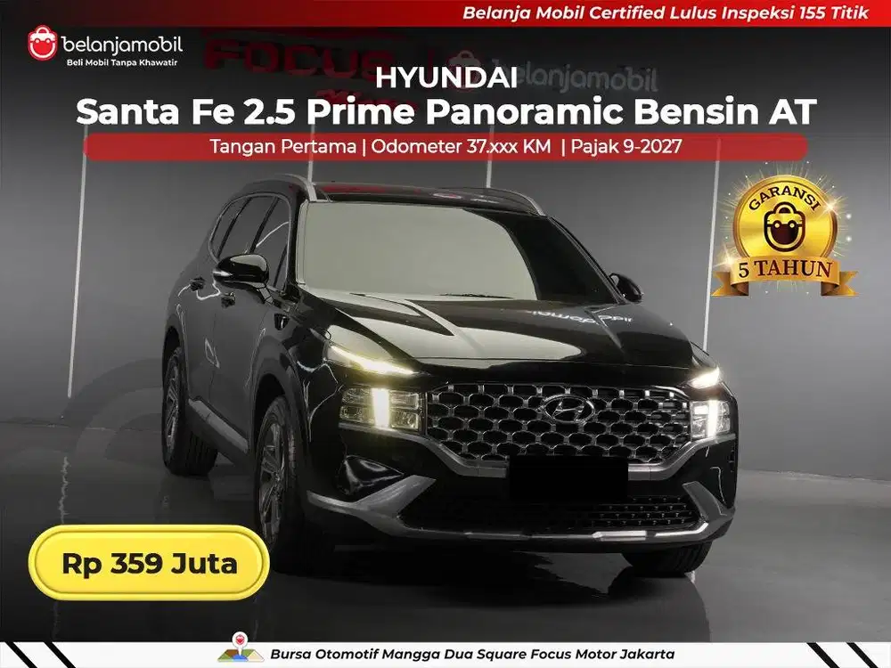 [ GARANSI 5TH ] Hyundai Santafe Santa Fe 2.5 Prime Bensin 2023 2024