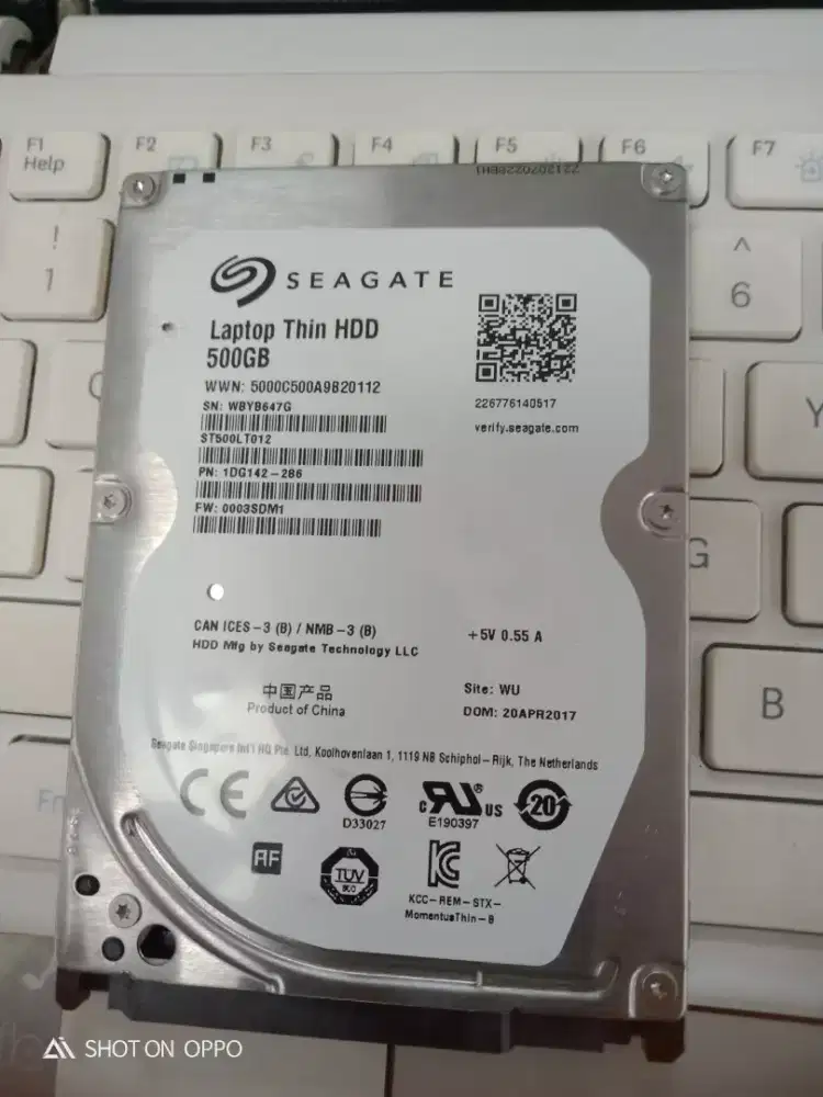 JUAL HDD 500GB SEAGATE COPOTAN DARI LAPTOP