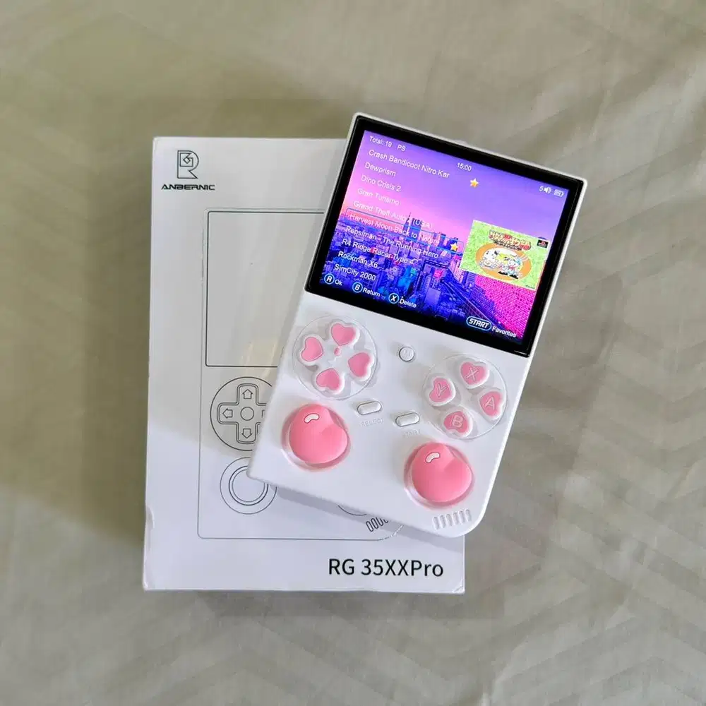 ANBERNIC RG35XXPro Retro Video Game Console Portable White 64Gb