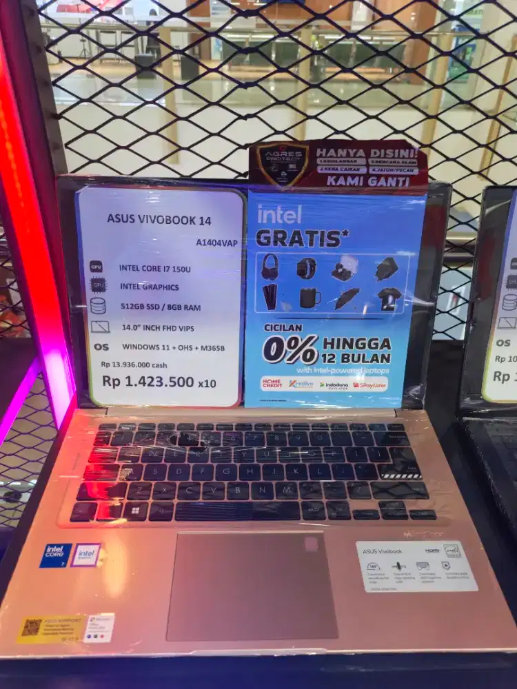 ASUS VIVOBOOK 14/INTEL CORE I7/RAM 8GB/SSD 512GB