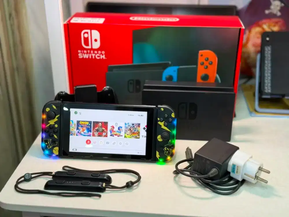 Nintendo Switch V2 Joycon RGB 400GB Fullgame