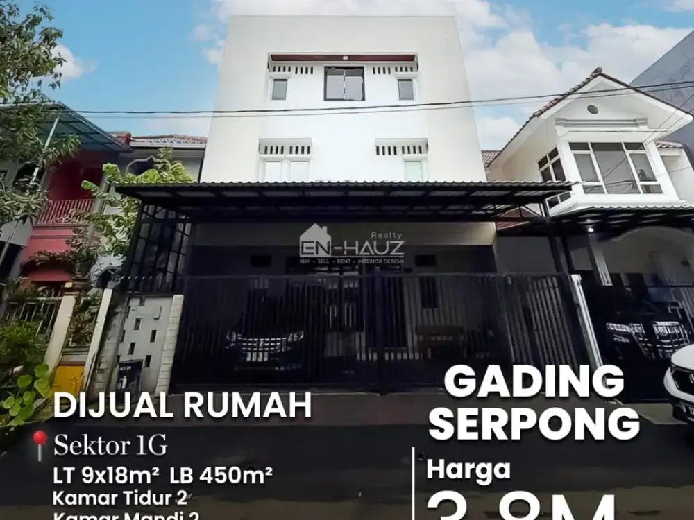 (TI) DIJUAL RUMAH SEKTOR 1G, GADING SERPONG