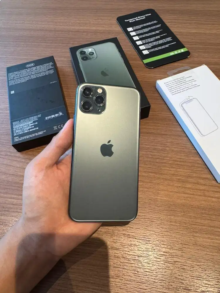 iPhone 11 Pro 64GB Garansi Ex Inter Japan Face ID OFF Lecet Pemakaian