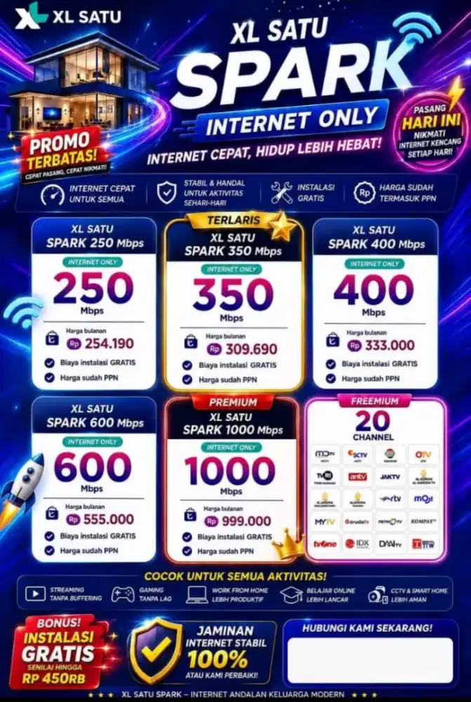 Promo XL Satu/First Media
