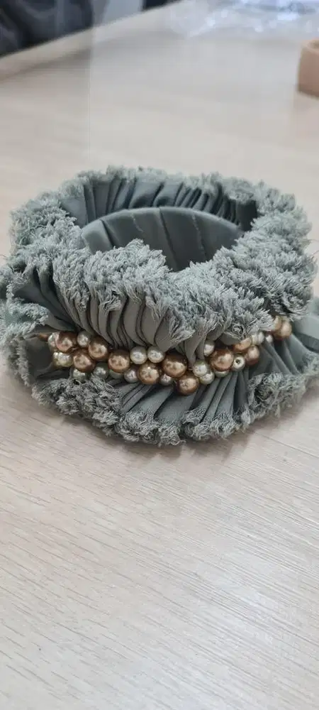 Gelang fashion handmade rufle mutiara limited edition