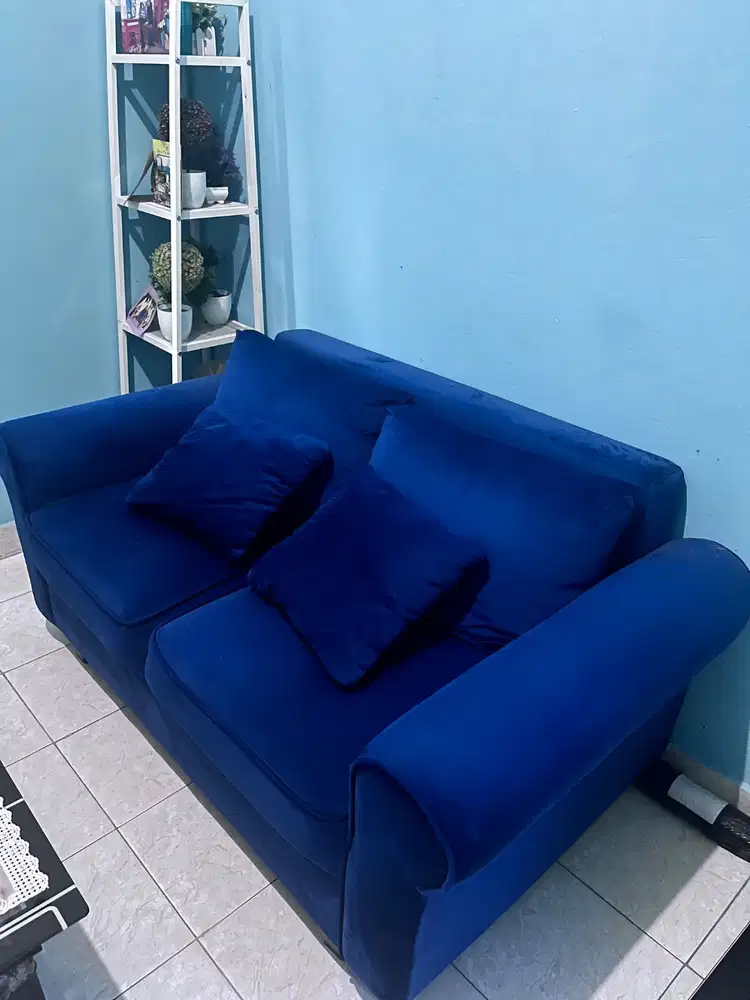 Sofa Lovise Set Mulus Navy