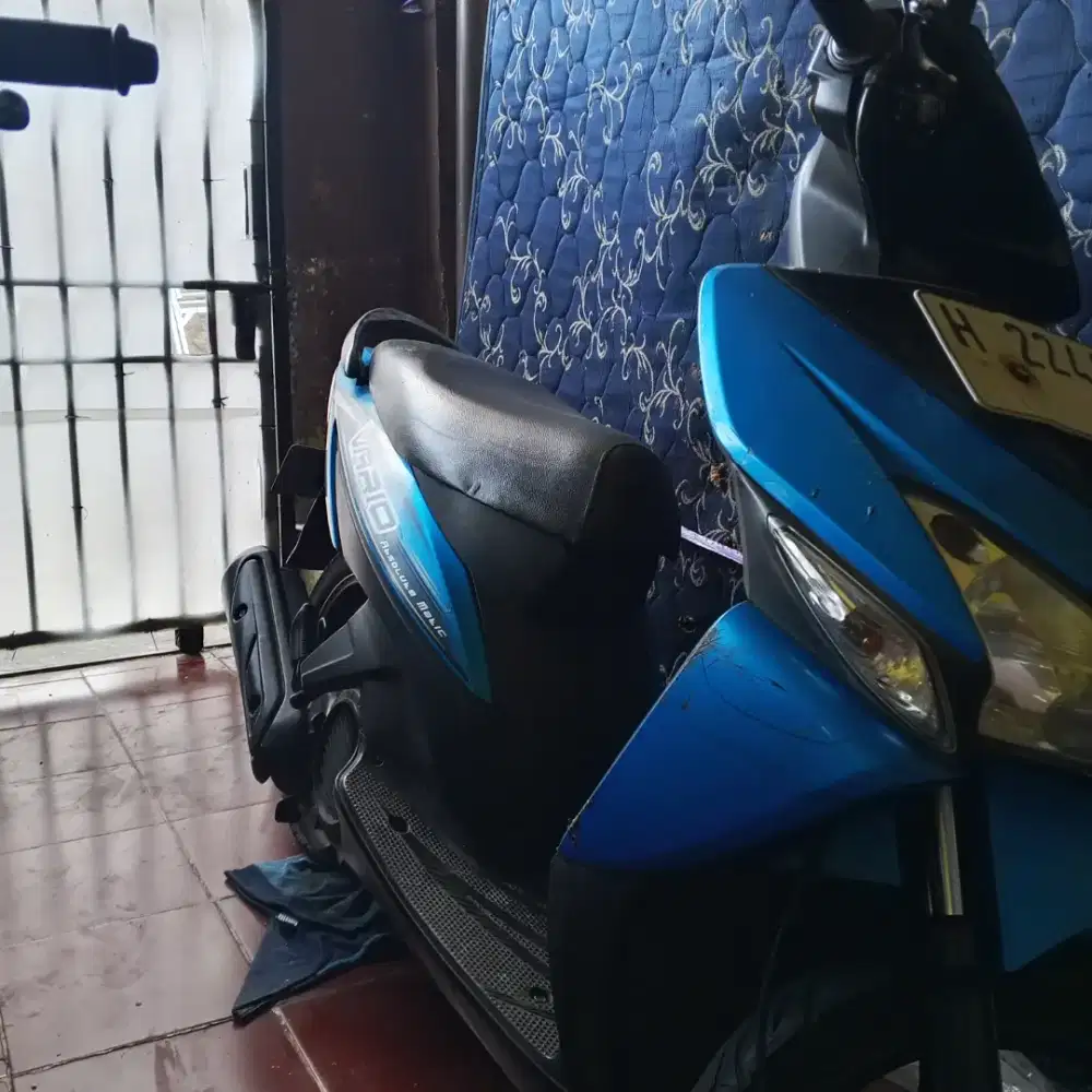 Vario karbu biru
