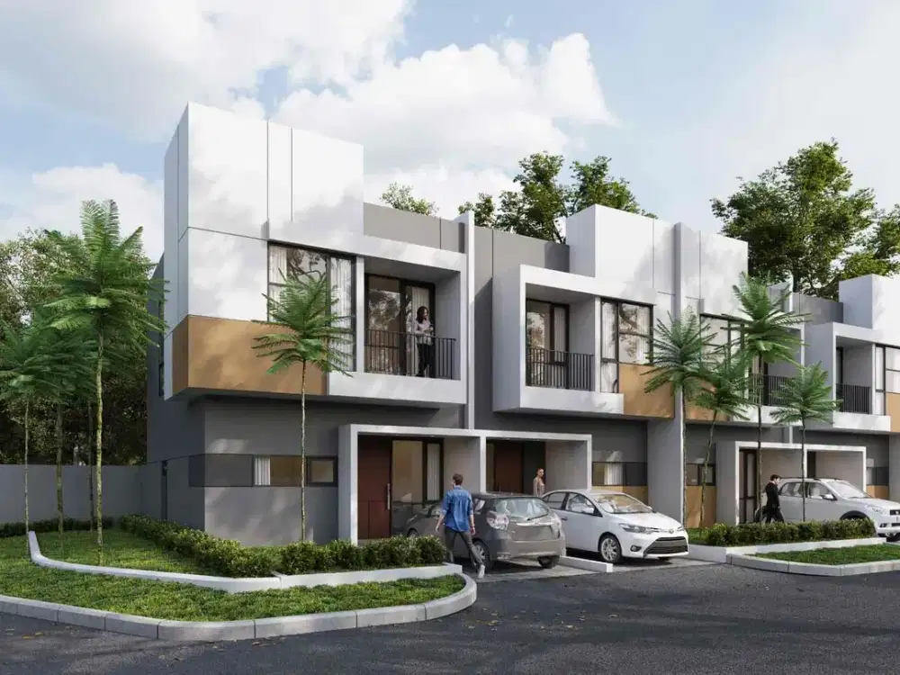 Dijual Town House dekat Jalan raya cocok Usaha + Hunian diBatuaji