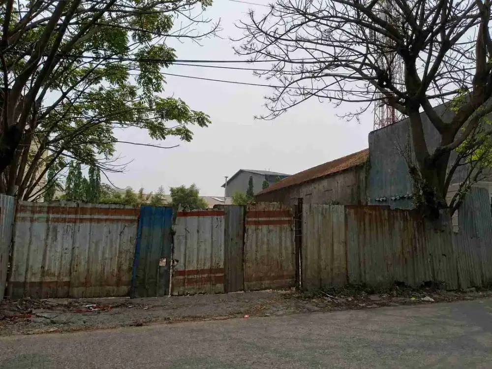 Disewakan Tanah Padat di pinggir jalan masuk utama kawasan industri MM2100 Sukadanau Cikarang Barat