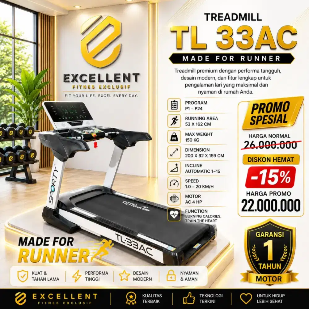 Treadmill TL-33AC