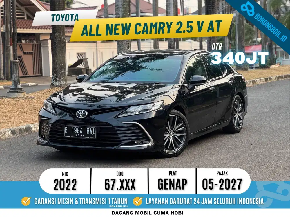 Full Original !! TOYOTA ALL NEW CAMRY 2.5 V AT 2022