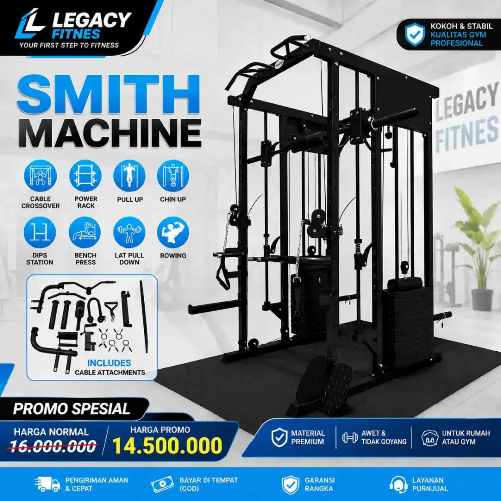 Smith machine gym