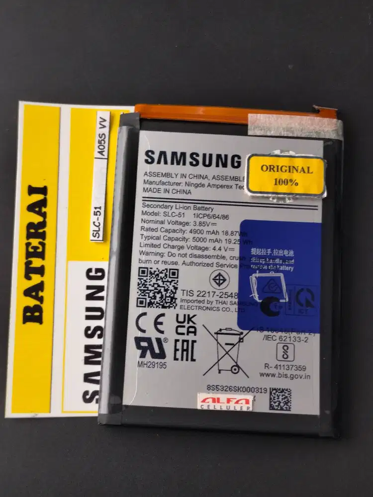 Baterai SAMSUNG A05S SLC-51 SAMSUNG A05S ORIGINAL