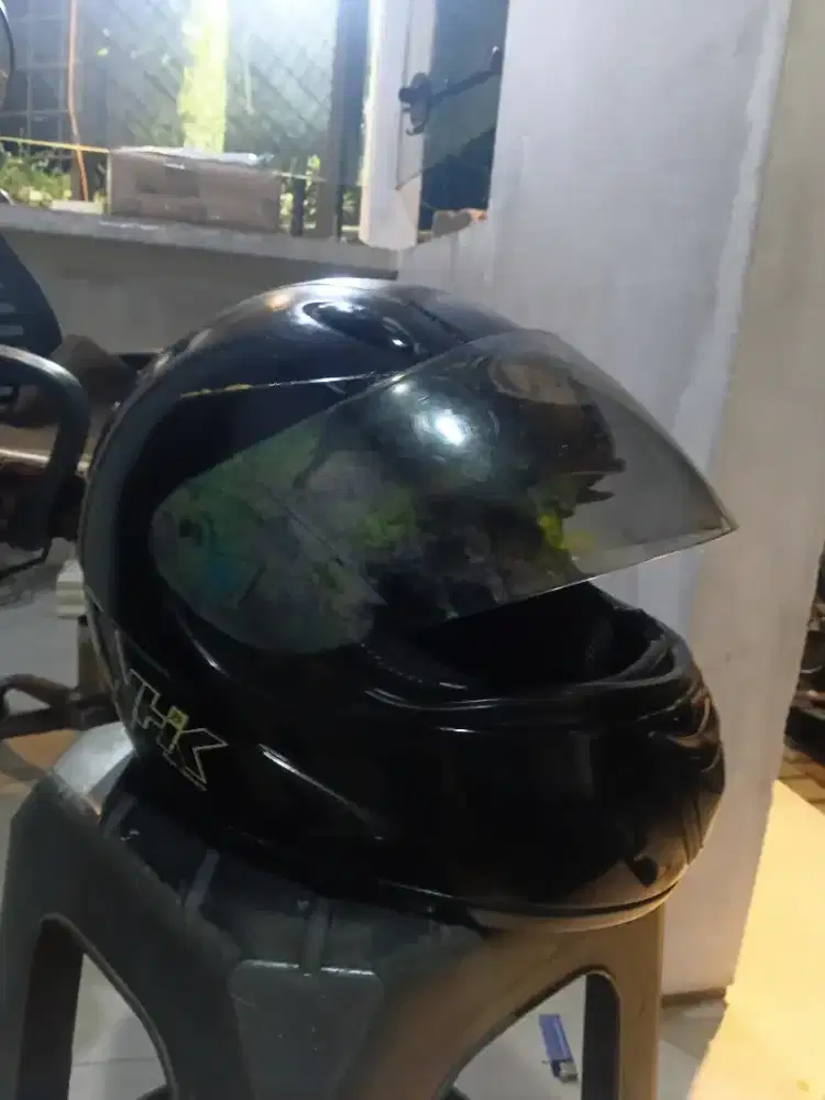 Jual Helm Full Face Hitam Glossy