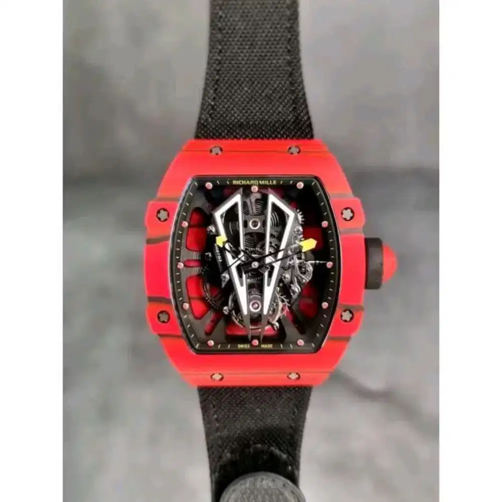 JAM TANGAN TOURBILON RM 27-03 BLACK RAFAEL NADAL AUTOMATIC