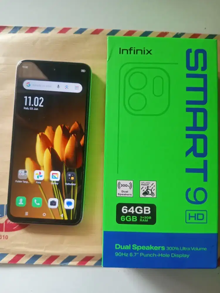 Infinix smart 9 Ram 6/64gb mulus