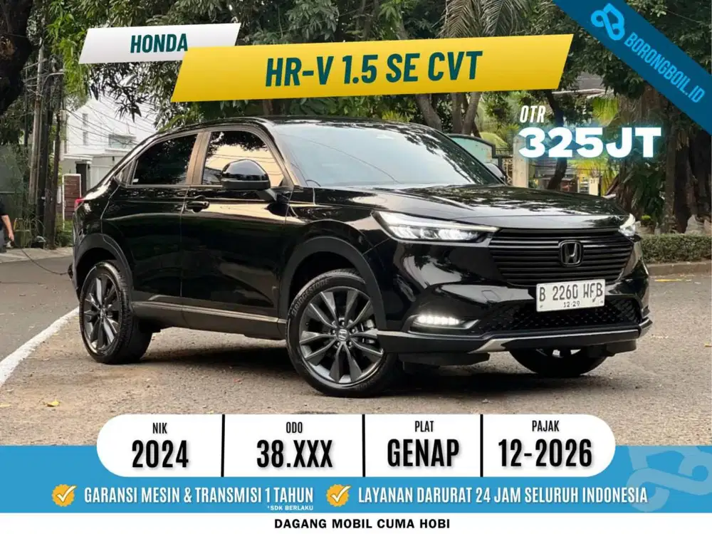 HRV 1.5 SE cvt 2024 Hitam