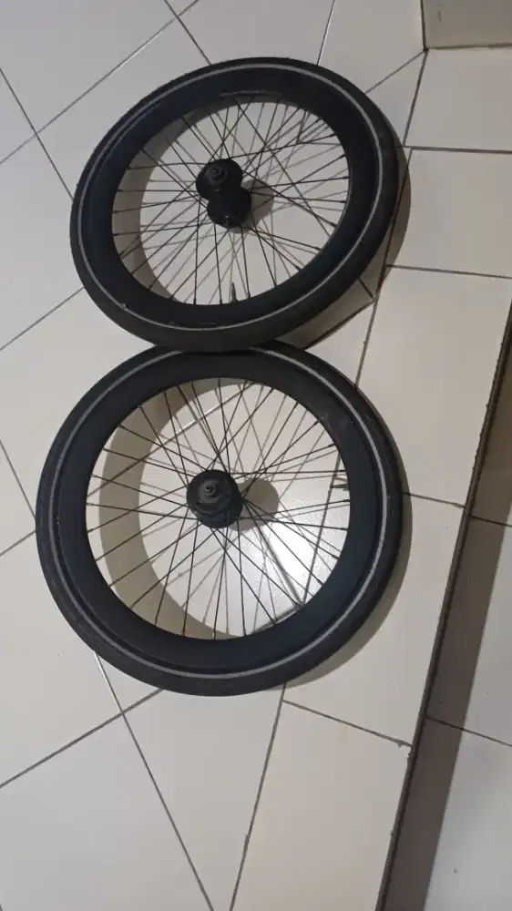 Wheel set Sepeda Lipat 20 inch