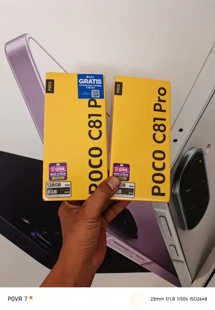 Fast respon WA Poco C81 Pro 4+4/128 Garansi resmi 15bln