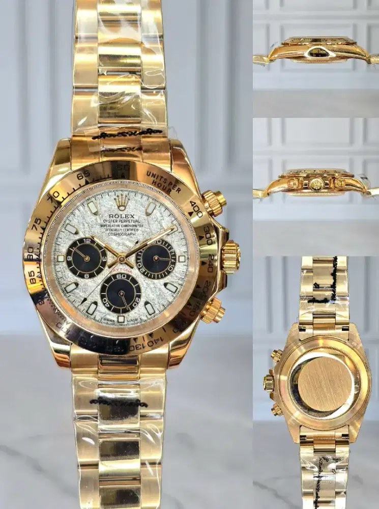 Jam Tangan RLX Automatic Daytona Meteorite Chain Japan