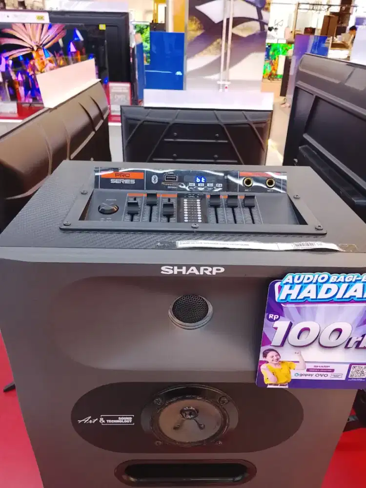 CICILAN SHARP ACTIVE SPEAKER DP 0% FREE 2×