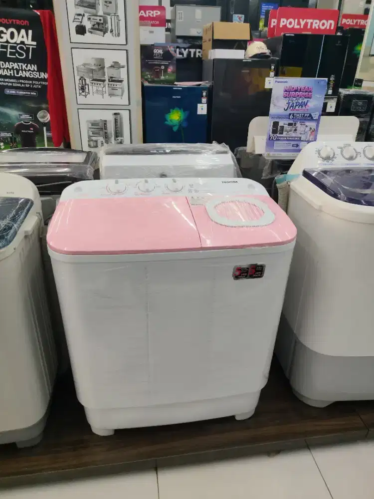 Mesin Cuci 2 tabung Toshiba