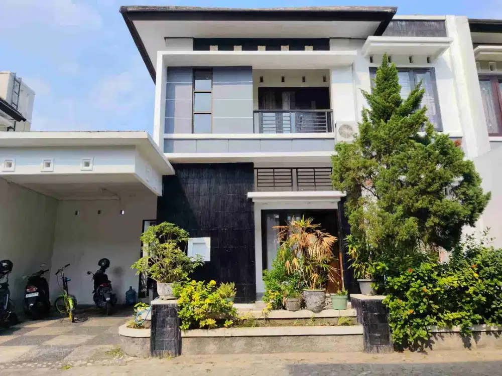 disewakan rumah 2 lantai full furnish dalam perum bersatpam dekat malioboro