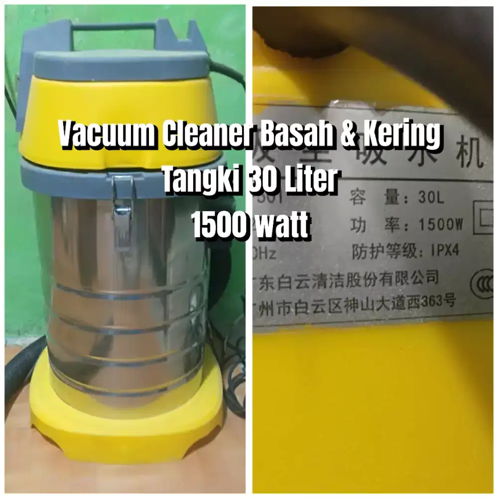 Vacuum Cleaner Wet & Dry 30 Liter