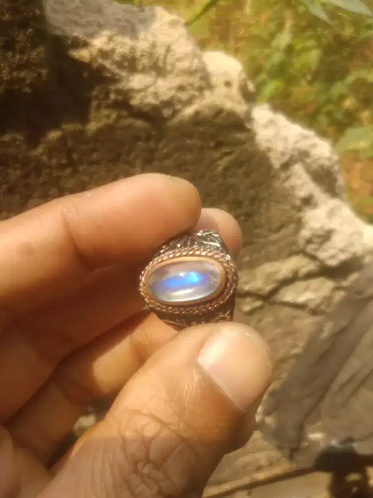 2pc moonstone Biduri bulan srilanka
