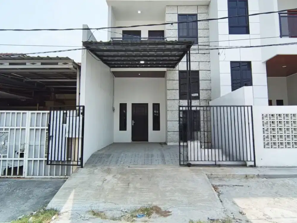 Dijual Rumah 2 Lantai Full Renov 3 BR di Harapan Indah Bekasi