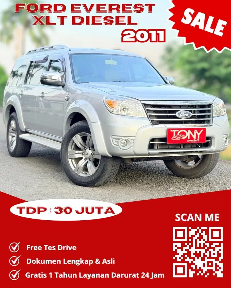 Ford Everest 2.5 XLT AT 2011 Silver